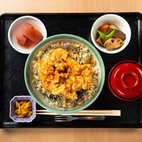 野菜かき揚げ丼御膳