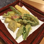 178496196 - 京野菜の天麩羅