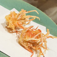 江戸前晋作 - 頭肉のついた海老脚はウンマイ