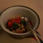 アンティーカ・トラットリーア・ノスタルジーカ - 数種類の豆とトマトのサラダ