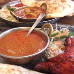 びんでぃ - ランチセットのチキンカレー