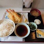 Tempura O Shokuji Dokoro Tsukushi - 海老天婦羅定食　1000円