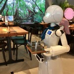 分身ロボットカフェ DAWN ver.β - "接客完了のOriHime"