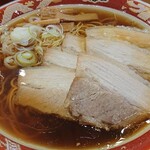 らーめん秋田 ひない軒 - チャーシュー麺大盛り。