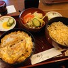 新ふじ - 料理写真:セット定食　かつ丼・冷そば・サラダ付き