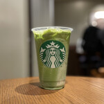 スターバックス・コーヒー - ダブル抹茶ティーラテ@税込480円：ライトシロップ(シロップ半分)で。