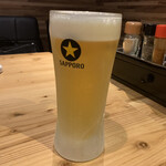 gansochi-zufondhuyakitorihakatashousuke - 生ビール