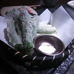 アスパラガスの天ぷら