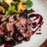 Rare part Zabuton tagliata ~Berry sauce~