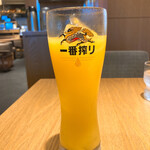 Torafuku - ドリンクチケットでもらったオレンジジュース