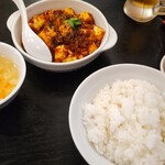 麻辣王豆腐 - 麻婆豆腐ランチ