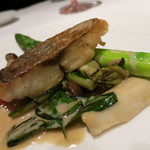 レストラン ラッセ - 25年3月　（相方用）鹿児島産天然真鯛のムニエル　バーニャカウダソース