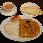 MANAS - ランチ：カレーライス　ライスは大盛りもＯＫ！テイクアウトもご相談ください。