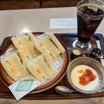 シャモニーモンブラン - ミックスサンドイッチセット 880円プラス50円