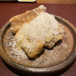 イル アオヤマ - 鱧　鯵　フリット　パルミジャーノかけ