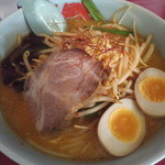 ラーメン山岡家 - 特製もやし味噌ラーメン(800円)