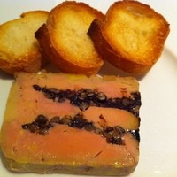 レストラン アラジン - フォアグラとレンズ豆のテリーヌ