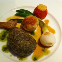 レストラン アラジン - 仔羊背肉の蕗の薹包み焼き