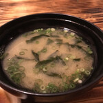 隠れ居坂屋 魚たつ - ☆出汁の効いた味噌汁♪