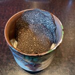 やまぐち - オーストラリア産黒トリュフ　ピオーネ　白味噌風味のフォアグラのテリーヌ　豆腐と胡麻のソース　白和え