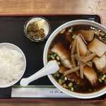 Daikou Shiyoku Dou - 焼肉麺（800円）、小ライス（150円）