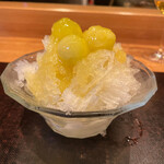 やまぐち - 琴引メロン　かき氷　バニラ　パンナコッタ