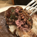 さっぽろルーカレーNAGAMIYA - ハンバ〜グ