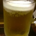 光本料理店 - まずは、生ビール