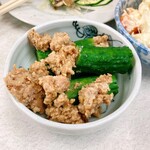 ゆたか食堂 - 肉味噌きゅうり