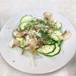 ゆたか食堂 - マッシュルーム＆ズッキーニ