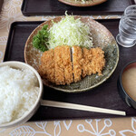 Tonkatsu Kunika - 肩ロースかつ定食（ご飯大盛り）950円