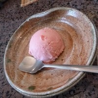割烹 天ぷら 三太郎 - 2013.03　ランチ　天ぷら定食にはデザートが付きます。
