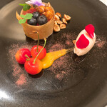 キュイエット - さくらんぼのデザート