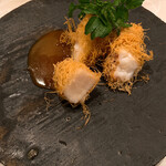 キュイエット - ホタテとオマール海老。むてき。
