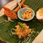 マンダレー食堂 - ミャンマーおつまみ5種盛り