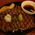 ステラ - 国産牛リブロースステーキ和風ソース(２，２００円)
