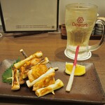 煮込うどん 山本屋本店 - 名古屋コーチンネギマ ＆ ハイボール