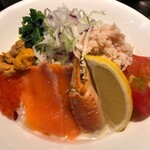 鴨出汁中華蕎麦 麺屋yoshiki - 蟹の冷やしクリーミー和えつけそば