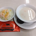 ジャッキー ステーキハウス - サラダ、スープ