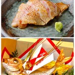 和食 酒肴 まさむら - のど黒・祝い鯛付き