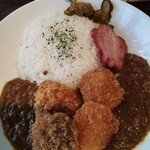 ニコカレー - いなちゃんカレー風マグロカツカレー