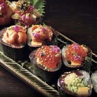 鮮魚のガリ大葉巻き Using 2type of fish's original roll