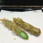 銀座 天一 - アスパラガス