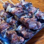 やきとり新盛 - かしら盛り合わせ