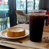 MOS BURGER - スフレパンケーキとアイスコーヒー