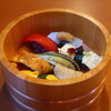 Yasai Sushi Dokoro Chirashiya - 本日の握り7貫 桶盛り