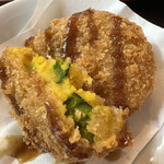 猫丸食堂 - ★かぼちゃコロッケ断面