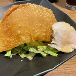 鶏匠舞 佐平 - 蒸し鶏のサラダ