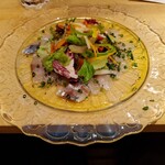 7FUKU - アジのカルパッチョ