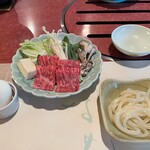 ホテル華の湯 - 牛鍋＆うどん